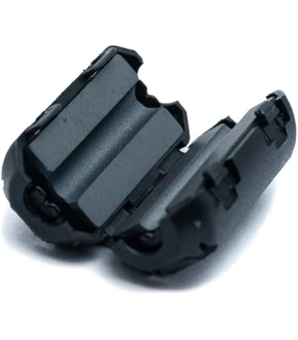 Set magnetische ringen tegen interferentie, ferrietkernen (zwart), product_type: afneembare