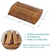Rovtop Beard Wooden Comb, Anti-static wooden comb for Beard Care with One Yellow comb for Hair Styling