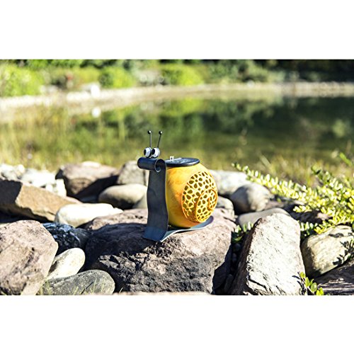 insatech LED Solar Solarleuchte Metallfigur SCHNECKE Gartendeko Figur Solarschnecke - 6