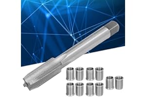 KIMISS M10X1.0-B | Tap Set Starter & Plug Tap, M10x1.0 Bolt + M12x1.0 Tap, Spark Plug Repair Kit Spark Plug Thread Repair Kit Auto Accessories Hardware Kit