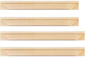 YCDC Solid Canvas Stretcher Frames, Premium Pine Wood Strips Bar Set, for Oil Paintings Poster Prints, DIY Arts Accessory Materials Supply, 14"x18"/35x45cm