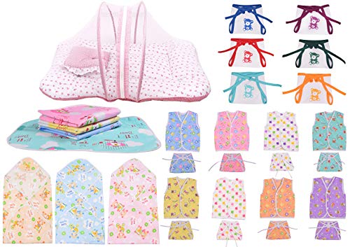 Baby Fly New Born Baby Boy/Baby Girl Combo Set/Birthday Gift Pack for 0-6 Months Baby