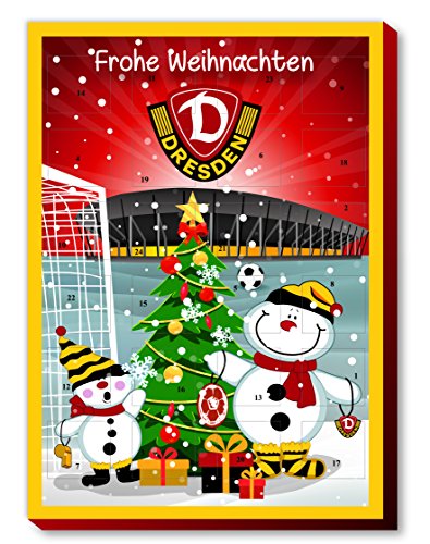 Preisvergleich Produktbild SG Dynamo Dresden Adventskalender, Weihnachtskalender, SGD, FAIRTRADE