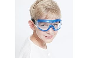 MOVNUOCA Schutzbrille Kinder für Nerf Spielen Stoßfest Gläser Beschlagfrei Verstellbarer Riemen Passform für 5-12 Jahre