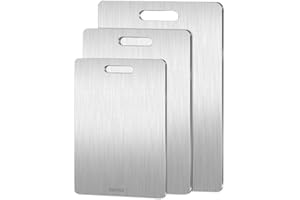 GÉNÉRIQUE Miro France MIROTECH -Planche À DÉCouper En Titane, Microtech - Planche À DÉCouper En Titane, Planches A Decouper En Titanes,100% Titanes Pur, Inrayable, Inoxydable Et ImpermÉAble (3PCS)