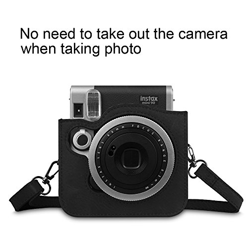 Fujifilm-Instax-Mini-90-Case-Fintie-Premium-PU-Leather-Protective-Bag-Cover-for-Fujifilm-Instax-Mini-90-Neo-Classic-Instant-Film-Camera-with-RemovableAdjustable-Strap