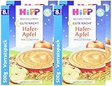 Hipp Gute-Nacht-Brei Hafer Apfel - 2