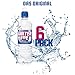 Produktbild WATER JOE - 6 PACK - inkl. € 1,50 Pfand - stilles, koffeinhaltiges Erfrischungsgetränk aus natürlichem Mineralwasser ohne Kalorien, Farbstoffen oder Zucker