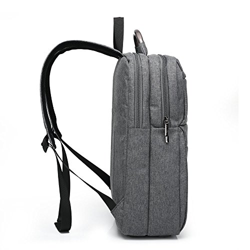 5 All Business Wasserdicht gepolstert 15 6 Laptop Rucksack Gro   Nylon  Grau 