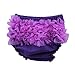 La Vogue Baby Girls Boys Ruffle Pants Knickers Bloomers Nappy Cover (M, Purple)