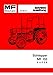 Produktbild Bedienungsanleitung Schlepper MF 133 Super MF133 Super