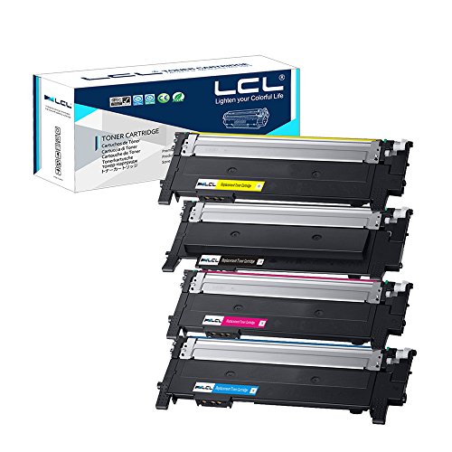 LCL(TM) CLT-404S CLT-K404S CLT-C404S CLT-M404S CLT-Y404S (4-Stück,Schwarz Cyan Magenta Gelb)Tonerkartusche Kompatibel für Samsung SL-C430 SL-C430W SL-C480 SL-C480W SL-C480FN SL-C480FW