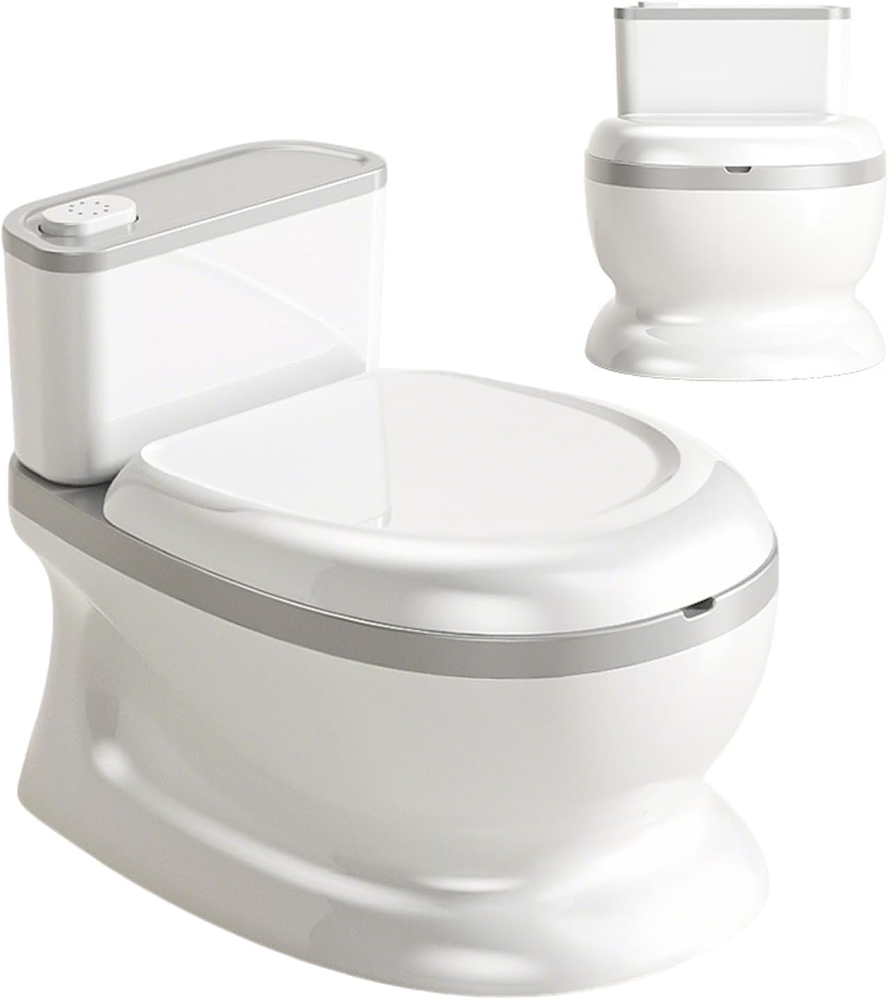 Huvqianu Inodoro para niños, almohadilla antideslizante extraíble, entrenador de orinal para interiores, para sala de estar, dormitorio, baño, sala de juegos, jardín de infantes, niños y niñas en edad