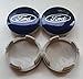 Produktbild Ford Nabenkappen-Set, 4 Nabenkappen für Alufelgen, 54 mm, mit dunkelblauem / silberfarbenem Logo