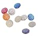 Importe 10Pcs 18mm Glitter Button for Snap On Fit for Noosa Bracelet Necklace RS.530.00