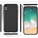 Price comparison product image Ultra Fit AntiGlare Matte Black TPU Soft Gel Smooth Case Guard Back Cover For Apple iPhone X 64GB/256GB Silver/Space Grey