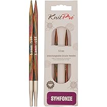 KnitPro Maglia PRO 25 cm x 2,75 Millimetri di Betulla Symfonie Fisso Circolare Ferri da Maglia Multicolore