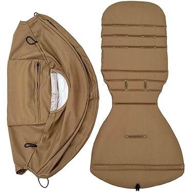 Cybex Platinum Sommer-Sitzauflage, Für alle Cybex-Kinderwagen und Buggys, Aus weicher Bambus-Zellulose, Beige