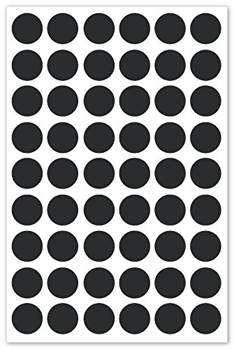 wandfabrik – Wandtattoo – 54 schöne Polka dots in schwarz - 2