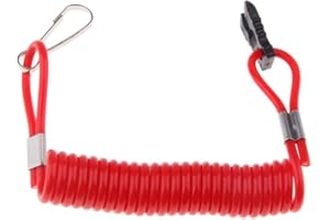 B BLESIYA Marine Boat Kill Stop Switch Safety Lanyard for Honda Outboard Engine Motor, High Flexibility