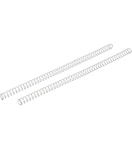 Ressort De Compression En Acier Au Manganèse Noir - 0.7mm X 4.5mm X 305mm - Marque Uxcell