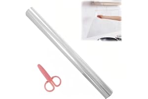 DXiongW Przezroczysta folia samoprzylepna 30 x 500 cm, folia ochronna na ścianę, samoprzylepna, przezroczysta, do mebli, mebli, domu, biura, szkoły