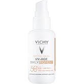 Vichy, Capital Soleil UV-Age Daily Pigment Light Tone SPF50+ 40ml | Prevents dark spots caused by visible light and provides
