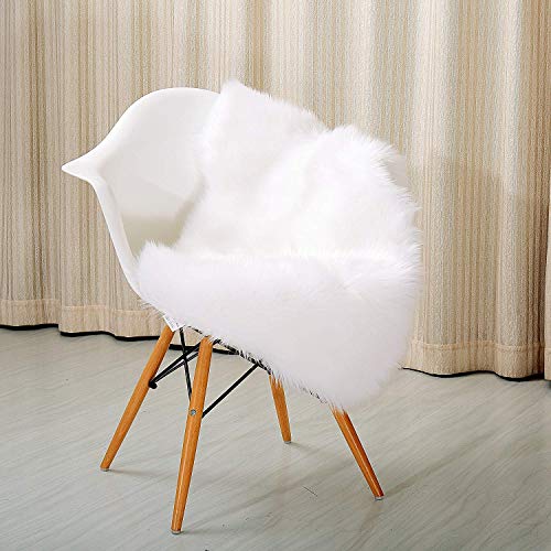 Topkay Kunstfell Lammfell Teppich Schaffell Imitat Teppich Faux