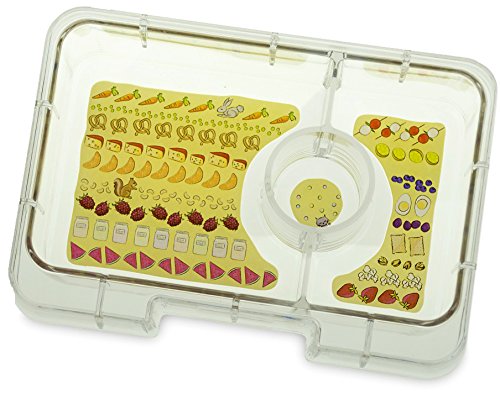 Yumbox Mini Snackbox (Cannes Blue) – Kinder Bento-box, auslaufsicher und 3 untereinander dichte Fächer, Brotdose mit Unterteilung für Krippe, Kita, Snack Unterwegs - 7