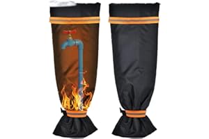 Udbrud Verdickung Außen Wasserhahn Abdeckung, 64x26cm Outdoor Wasserhahnabdeckung Winterfester Beutel Frostschutz Wasserdicht Thermoschutz für Garten Wasserhahn