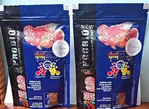 Wild PROBIO FLOWERHORN Staple Diet, 200grm(100grmX2packs)