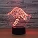 Produktbild 3D Whale Lampe LED Katze USB Hund LED Nacht Licht 7 Farben Ändern SharPei Hund Tisch Lampe Pferd Tier Lichter Kinder Geschenk Hause schlafzimmer Dekoration Schildkröte Eine Größe