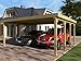 Produktbild Prikker Carport Flachdach Silverstone XXII 600x650 cm Bausatz Flachdachcarport