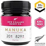 Miel de Manuka MGO 829+ / UMF 20+ de New Zealand Honey Co. | Actif et brut | Fabriqué en Nouvelle-Zélande | 250g