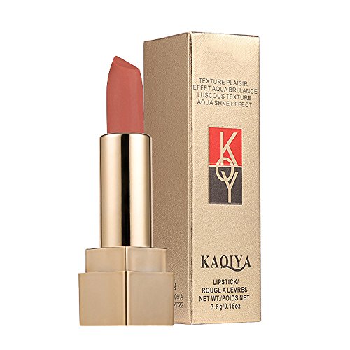 Preisvergleich Produktbild Huihong KAQIYA 12 Schattierungen Matte Lippen Dessous Glatte Lippenstift EnthäLt Vitamin A & E Mit Box (Sexy-G)