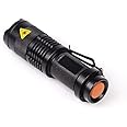 Generise Portable LED Torch Powerful Mini Tactical Flashlight - Super Bright Police Camp Light