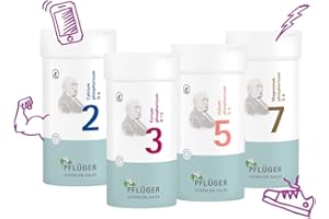 ‎OMP PFLÜGER Schüßler Salze - EnergiePlus-Kur - Nr. 2, 3, 5 und 7 je 400 Tabletten - glutenfrei