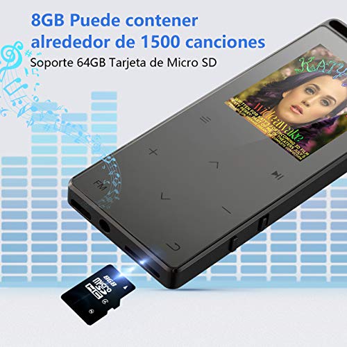 VICTSING Relojes GPS Deportivo Física con Ritmo Cardíaco Unisex, WeLoop Relojes Inteligentes Impermeable para Natación con Funciones como Pulsera de Actividad