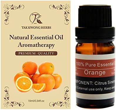 TKH 100% Pure Essential Oil Natural Fruit Orange Extracted 10ml Therapeutic Fragrance Oil ORANGE 5X Extra Strength