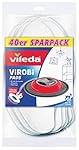 Vileda Virobi Slim Ersatz-Staubpads, 40er Pack