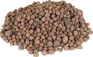 MASHKI leca/hydroton for 50 netcups Premium HYDROTON Lightweight Exclusive Clay Aggregate (LECA) Pebble Clay Ball for Hydroponic Soil Manure -1kg leca for 50netcups Soil Manure (1 kg Cake)