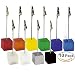 Produktbild 10Stücke Dekor Bunt Wählen Cube Basisdraht Memo Halter Foto Bilderbuch Clip. Tischkartenhalter Memo Clip Halter Ständer Foto Clip Tabelle Zahl Halter Name Kartenhalter für Hochzeit Party Haus Dekoration (zufällige Farbe)