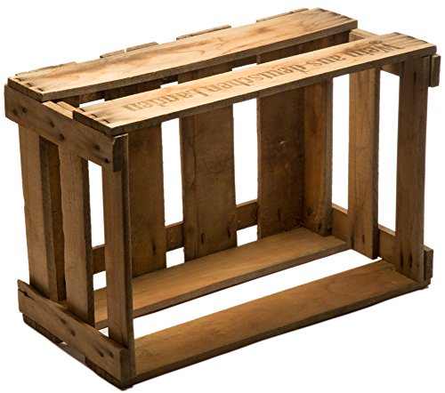 3 Stück Schöne originale Weinkisten mit Aufschrift 46cm x 30,5cm x 24cm - 3