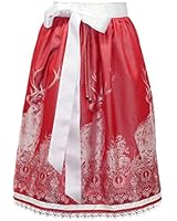 Dirndlschürze Schürze Dirndl 70cm lang lila Hirsch Midi