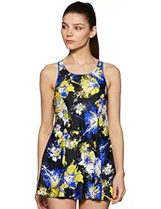Speedo Female Swimwear All Over Print Racerback Swimdress with Boyleg