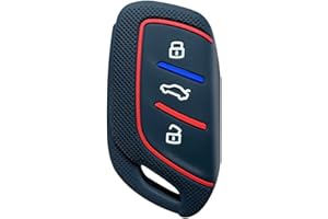 GENERIC Nordecco - Custodia protettiva per portachiavi in silicone compatibile con MG ZS EV MG6 EZS HS EHS 2019 2020 (NERO)