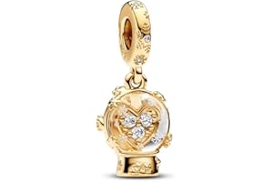 PHCLASY Christmas Charms Happy New Year Bead Compatible Pour Européen Bracelets et Colliers Christmas Charms et perles pour femme