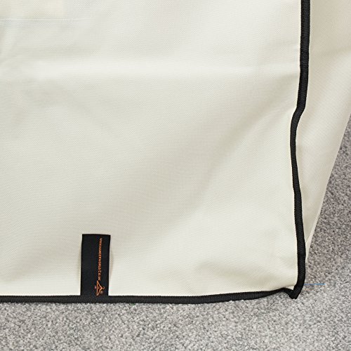 Große Aufbewahrungsbox Unterbettkommode schwarze Einfassung – Mottensicher B 91 cm x T 50 cm x H 45 cm Hangerworld - 6