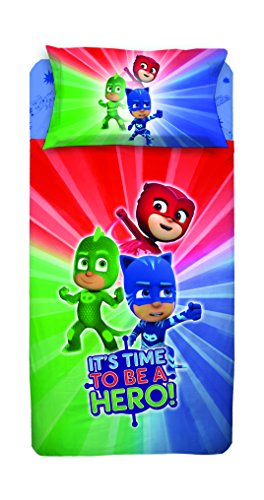 comprare on line Pjmasks C.Letto Piazza, 100% Cotone, Multicolore, Singolo prezzo