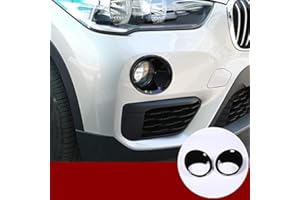 Yiwang abs Chrom nebelscheinwerfer lampenabdeckung Trim 2 stücke für x1 f48 2016 2017 2018 2019 Auto zubehör (schwarz glänzend)